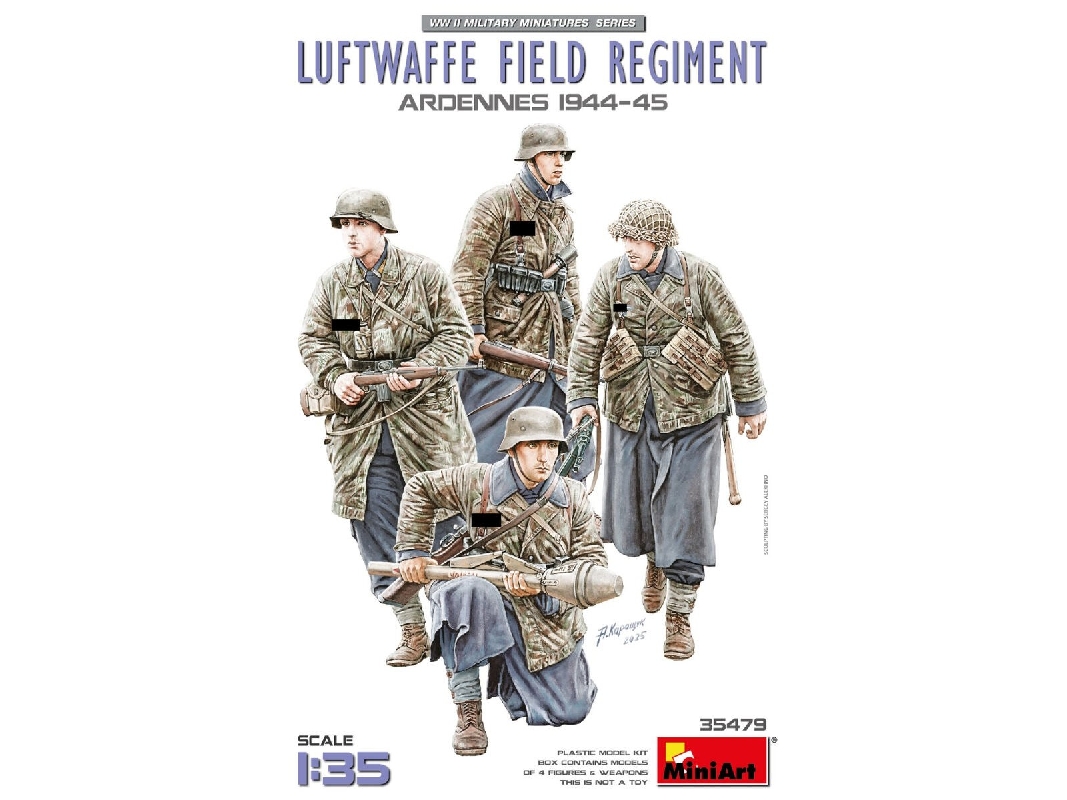 Luftwaffe Field Regiment - Ardennes 1944-1945 (4 Figures) - zdjęcie 1