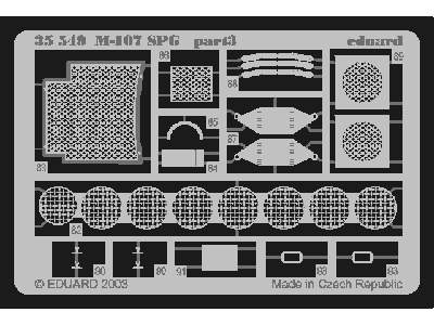  M-107 SPG 1/35 - Italeri - blaszki - zdjęcie 4