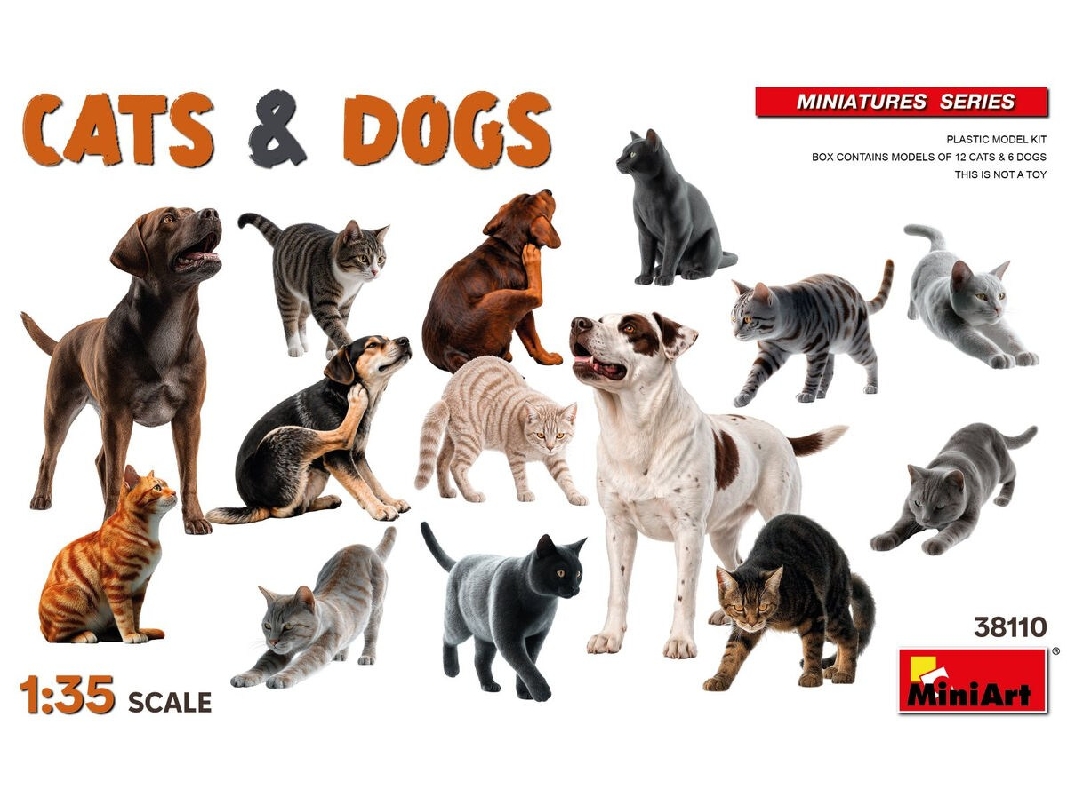 Cats & Dogs (18 Figures) - zdjęcie 1