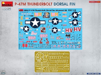 Republic P-47 M Thunderbolt - Dorsal Fin (Advanced Kit) - zdjęcie 3