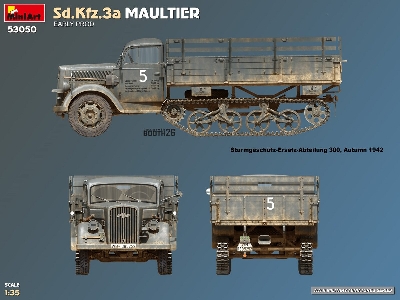 Sd.Kfz.3a Maultier - Early Production - zdjęcie 3