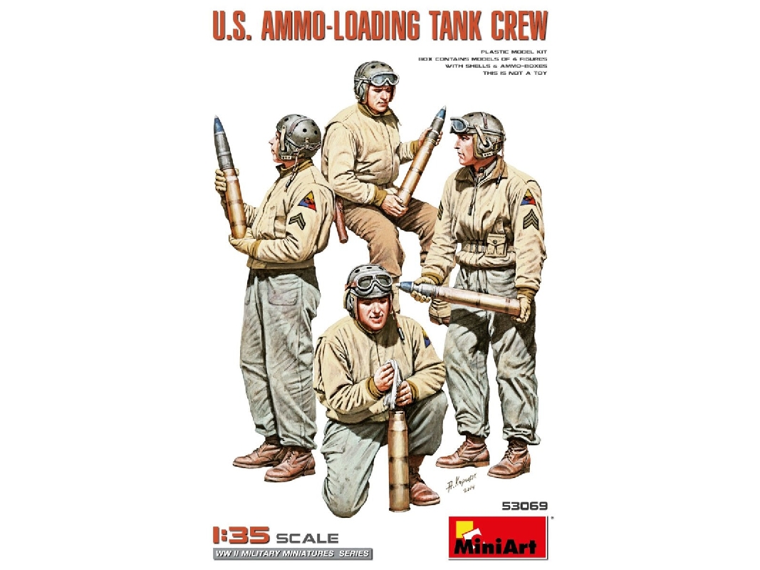 Us Ammo-loading Tank Crew - 2nd Edition (4 Figures) - zdjęcie 1