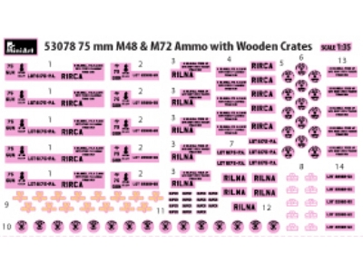 75 Mm M48 & M72 Ammo With Wooden Crates - zdjęcie 4