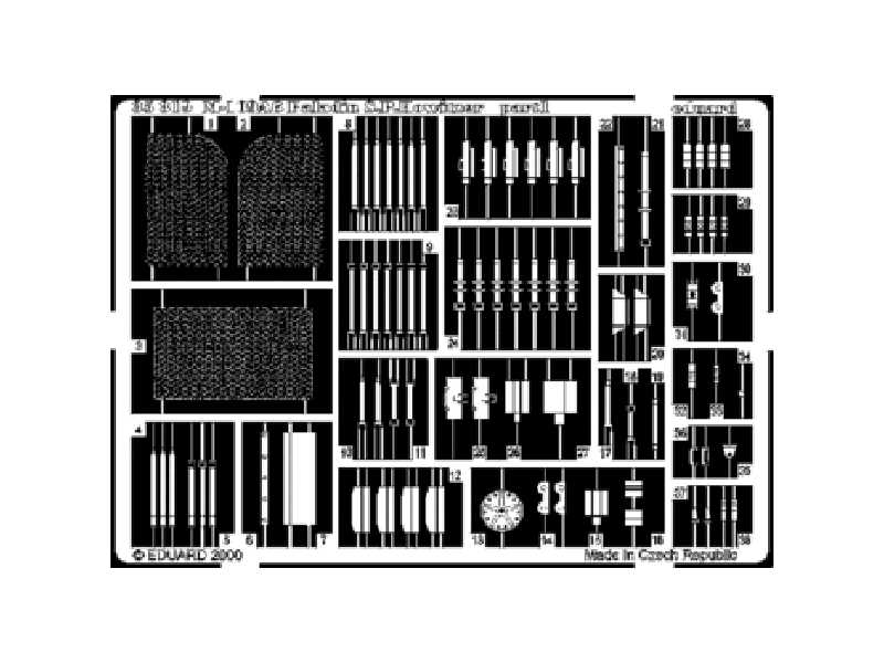 M-109A6 1/35 - Italeri - blaszki - zdjęcie 1 M-109A6 1/35 - Italeri - blaszki - zdjęcie 1