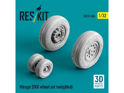 Mirage 2000 - Weighted Wheel Set (3d-printed) - zdjęcie 1