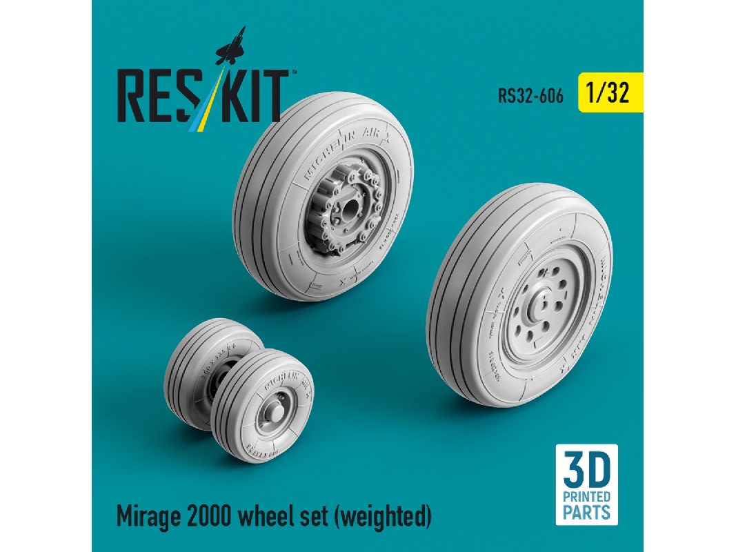 Mirage 2000 - Weighted Wheel Set (3d-printed) - zdjęcie 1