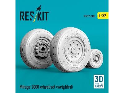Mirage 2000 - Weighted Wheel Set (3d-printed) - zdjęcie 2