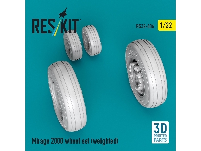 Mirage 2000 - Weighted Wheel Set (3d-printed) - zdjęcie 3