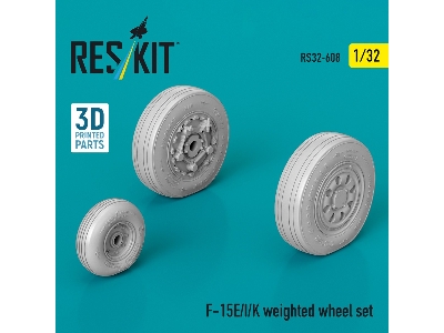 Boeing F-15 E / I / K - Weighted Wheel Set (3d-printed) - zdjęcie 1