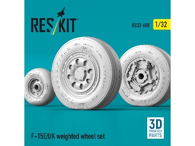 Boeing F-15 E / I / K - Weighted Wheel Set (3d-printed) - zdjęcie 3