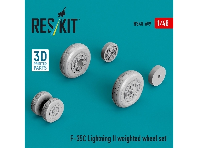 Lockheed Martin F-35 C Lightning Ii - Weighted Wheel Set (3d-printed) - zdjęcie 1