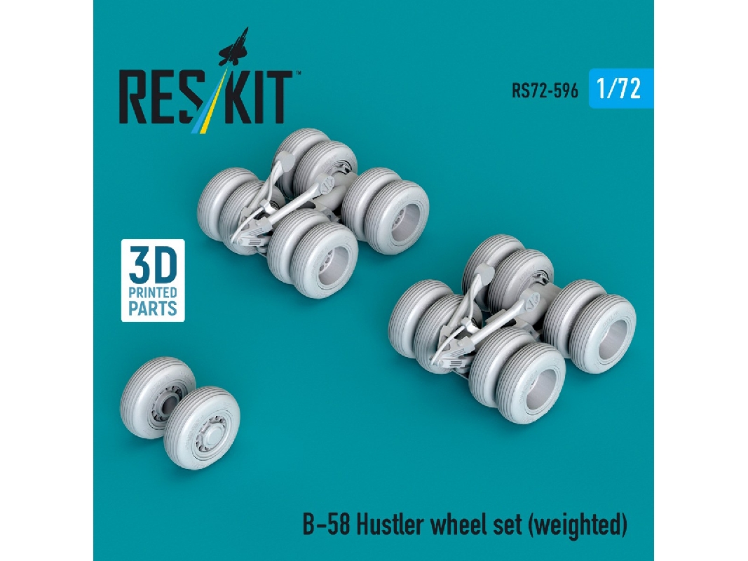 Convair B-58 Hustler - Weighted Wheel Set (3d-printed) - zdjęcie 1