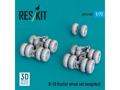 Convair B-58 Hustler - Weighted Wheel Set (3d-printed) - zdjęcie 2