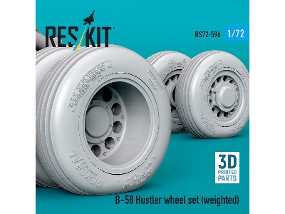 Convair B-58 Hustler - Weighted Wheel Set (3d-printed) - zdjęcie 3
