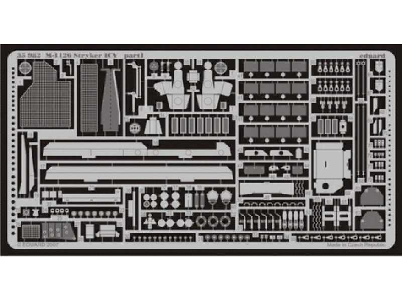 M-1126 ICV 1/35 - Trumpeter - blaszki - zdjęcie 1 M-1126 ICV 1/35 - Trumpeter - blaszki - zdjęcie 1
