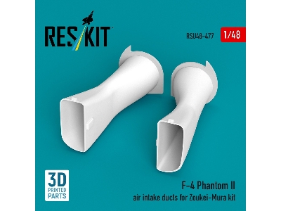 Mcdonnell Douglas F-4 Phantom Ii - Air Intake Ducts (For Zoukei Mura Kits / 3d-printed) - zdjęcie 1