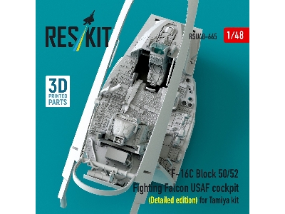 F-16 C Block 50/52 Fighting Falcon - Usaf Cockpit Detailed Edition (For Tamiya Kits / 3d-printed) - zdjęcie 2