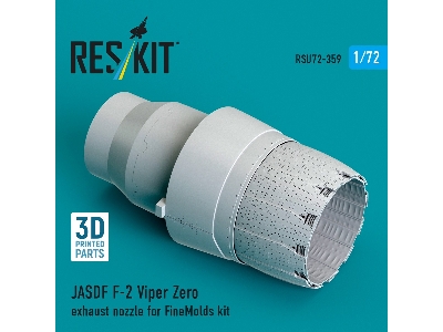 Jasdf F-2 Viper Zero - Exhaust Nozzle (For Finemolds Kits / 3d-printed) - zdjęcie 1