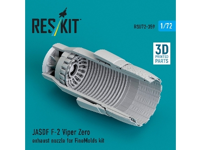 Jasdf F-2 Viper Zero - Exhaust Nozzle (For Finemolds Kits / 3d-printed) - zdjęcie 2