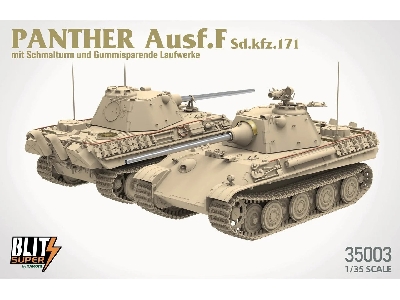 Panther Ausf. F Schmalturm w/ Rubber-Saving Steel Road Wheels - zdjęcie 2