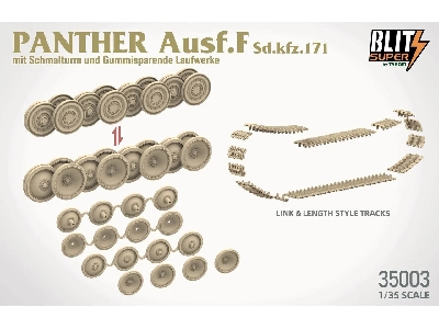 Panther Ausf. F Schmalturm w/ Rubber-Saving Steel Road Wheels - zdjęcie 6