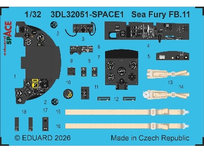 Hawker Sea Fury Fb.11 - Space Set (For Dbmk Kits) - zdjęcie 1