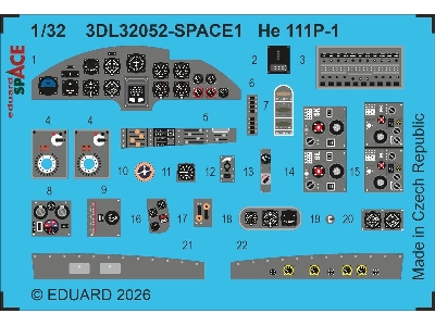 Heinkel He-111 P-1 - Space Set (For Revell Kits) - zdjęcie 1