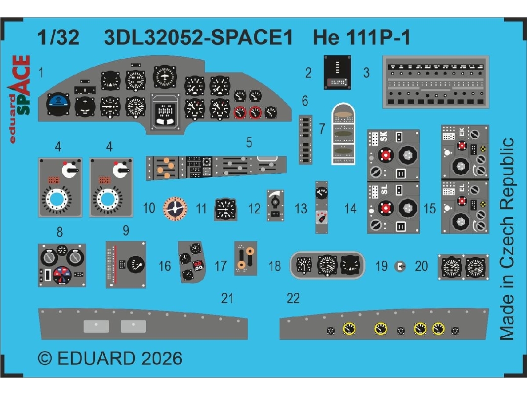 Heinkel He-111 P-1 - Space Set (For Revell Kits) - zdjęcie 1