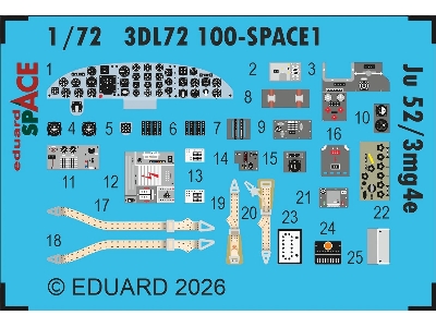 Junkers Ju 52/3mg4e - Space Set (For Airfix Kits) - zdjęcie 1