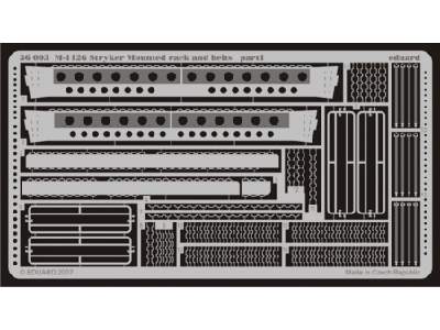  M-1126 Mounted rack and belts 1/35 - Afv Club - blaszki - zdjęcie 1