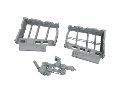 North American P-51 B/C Mustang - Tail Wheel Well (For Eduard Kits / 3d-printed) - zdjęcie 2