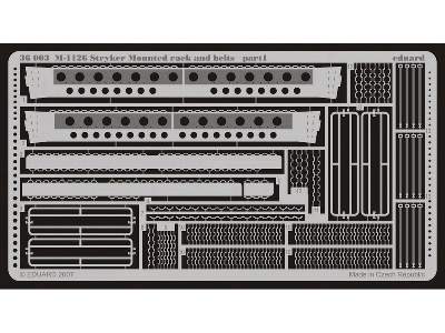  M-1126 Mounted rack and belts 1/35 - Afv Club - blaszki - zdjęcie 2