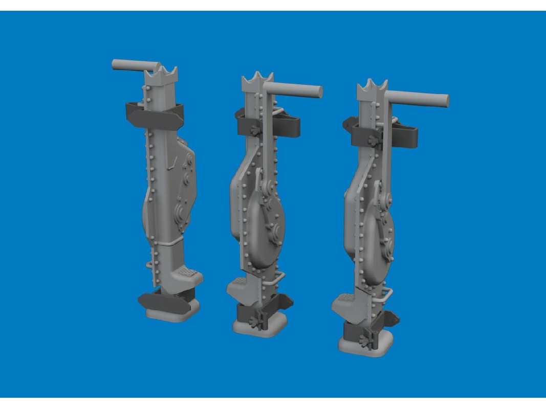 German Wwii 10 Ton Jacks (3d-printed) - zdjęcie 1