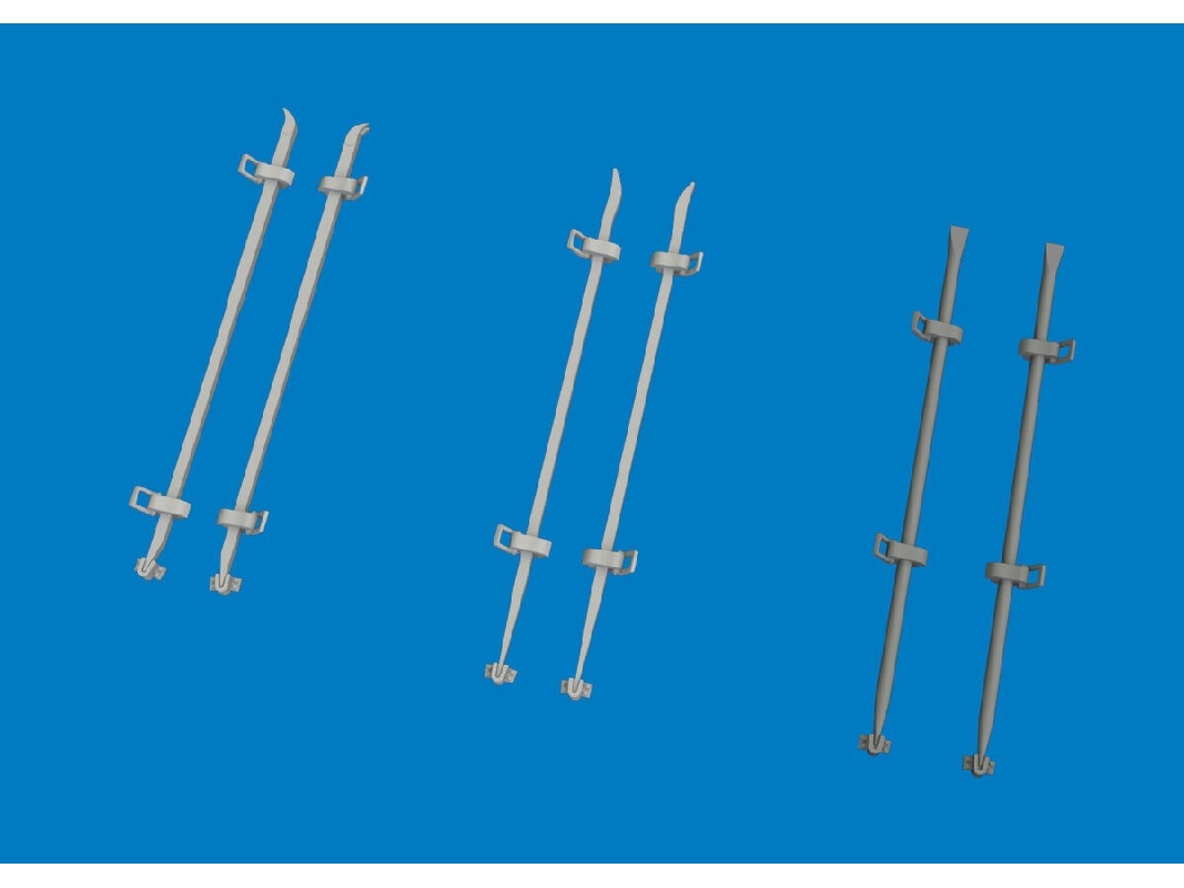 German Wwii Crowbars (3d-printed) - zdjęcie 1