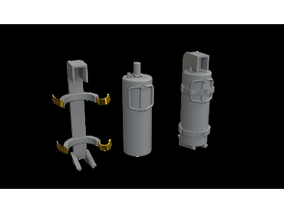 German Wwii Fire Extinguishers (4 Pcs / 3d-printed) - zdjęcie 1