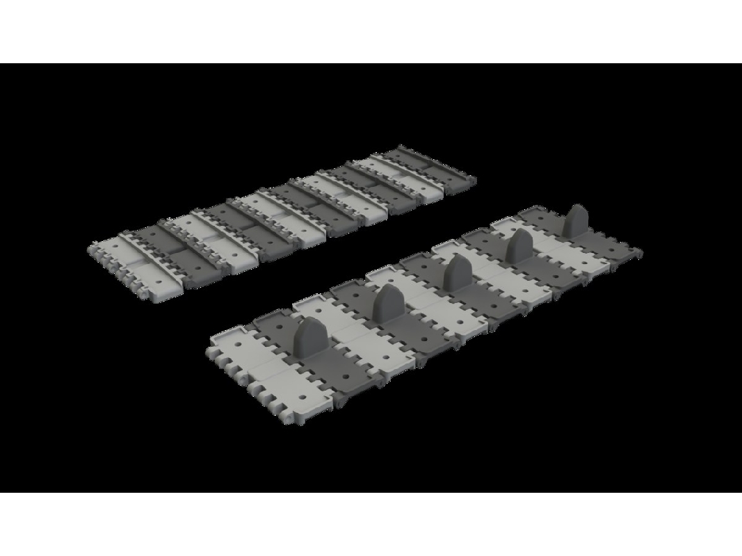T-34 - 3d-printed Early Tracks Model 1940 (For Tamiya Kits) - zdjęcie 1