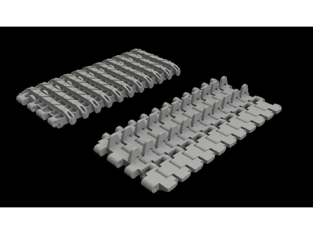 Tiger I - 3d-printed Late Tracks (For Tamiya Kits) - zdjęcie 1