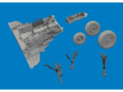 Lockheed Martin F-35 A - Bottom Equipment Detail Set (For Tamia Kits / 3d-printed) - zdjęcie 1