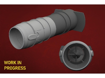 Mig-15 - Exhaust Nozzle (For Eduard Kits / 3d-printed) - zdjęcie 1