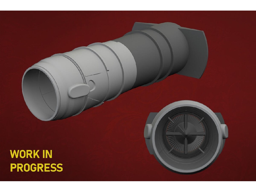 Mig-15 - Exhaust Nozzle (For Eduard Kits / 3d-printed) - zdjęcie 1