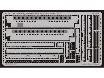  M-1126 Mounted rack and belts 1/35 - Trumpeter - blaszki - zdjęcie 1