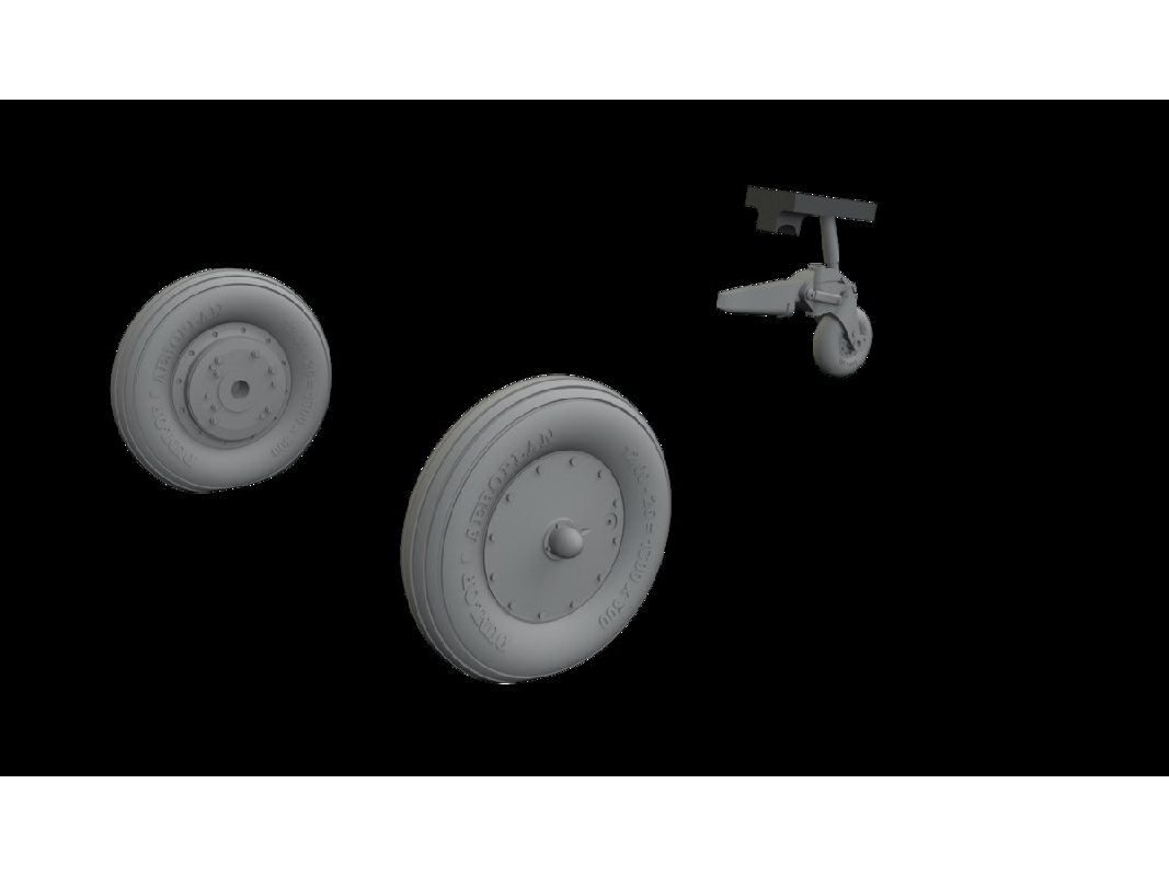 Junkers Ju-52 - Wheels (For Airfix Kits) - zdjęcie 1