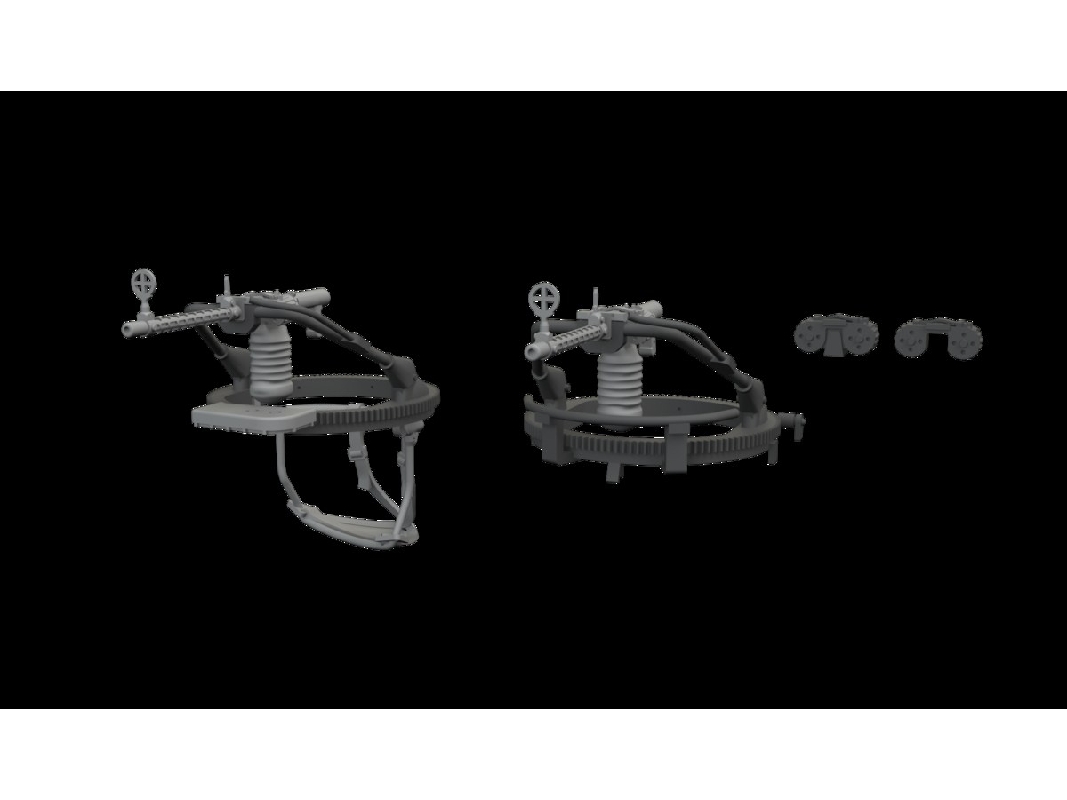 Junkers Ju-52/3mg4e - Machine Guns (For Airfix Kits / 3d-printed) - zdjęcie 1