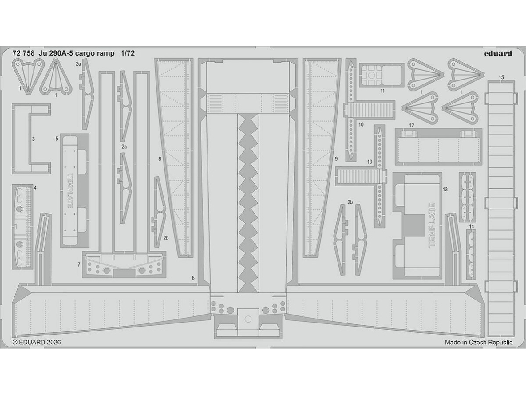 Junkers Ju-290 A-5 - Cargo Ramp (For Revell Kits) - zdjęcie 1
