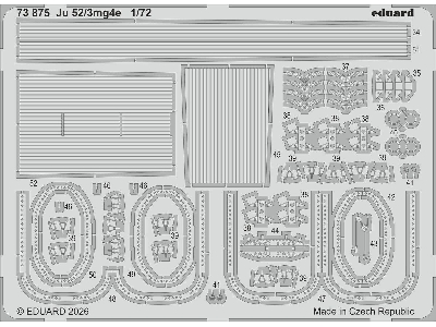 Junkers Ju 52/3mg4e - Pe Parts (For Airfix Kits) - zdjęcie 1