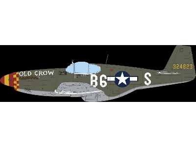 North American P-51 B Mustang (Malcolm Hood Canopy) Hybrid Edition - zdjęcie 3