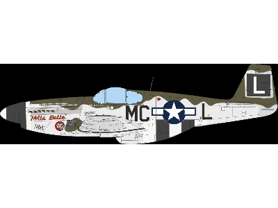 North American P-51 B Mustang (Malcolm Hood Canopy) Hybrid Edition - zdjęcie 6