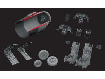 F-16 I Sufa - Big Sin Set (For Gwh Kits) - zdjęcie 6