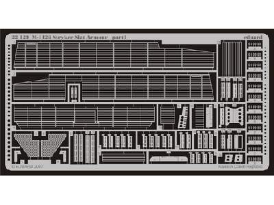  M-1126 slat armour 1/72 - Trumpeter - blaszki - zdjęcie 1