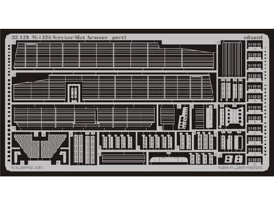  M-1126 slat armour 1/72 - Trumpeter - blaszki - zdjęcie 1